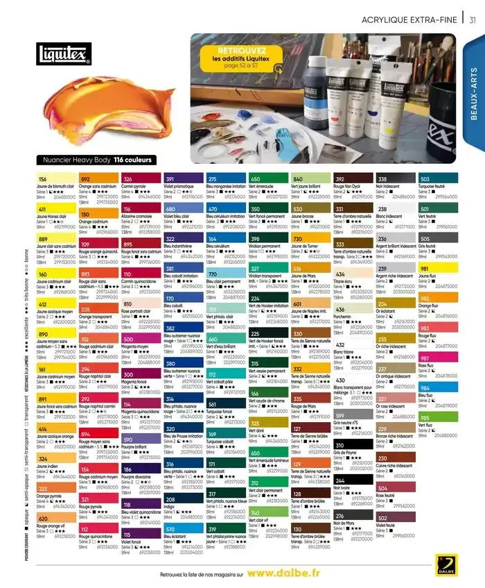 CATALOGUE DALBE 2025 du 27 janvier au 31 décembre 2025 - Catalogue page 33