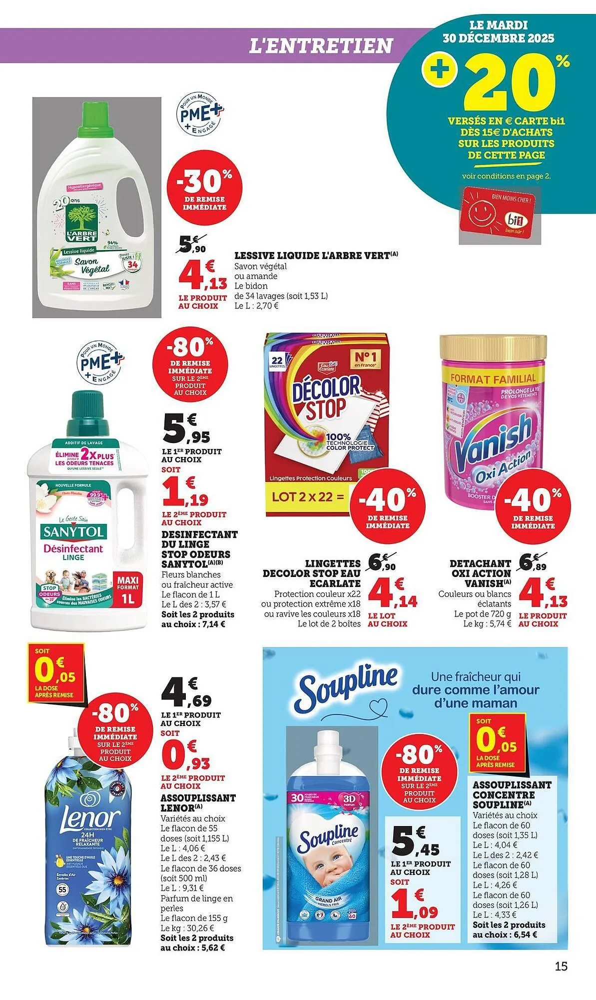 Catalogue Bi1 du 31 décembre au 11 janvier 2026 - Catalogue page 16