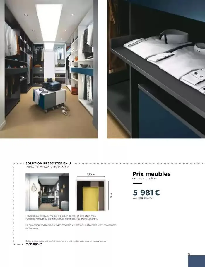 Cuisines & aménagements sur-mesure du 6 mars au 31 décembre 2025 - Catalogue page 153