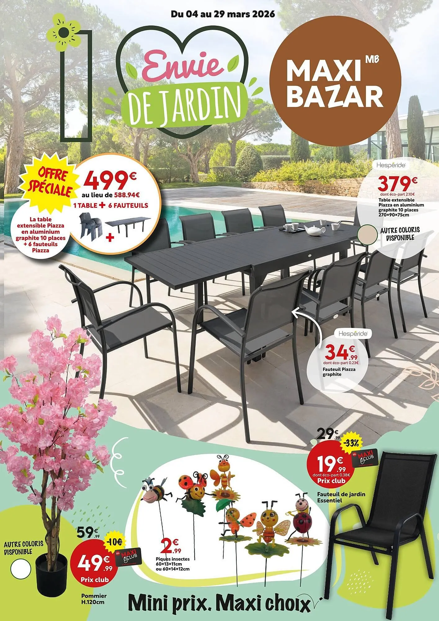 Catalogue Maxi Bazar du 4 mars au 29 mars 2026 - Catalogue page 1
