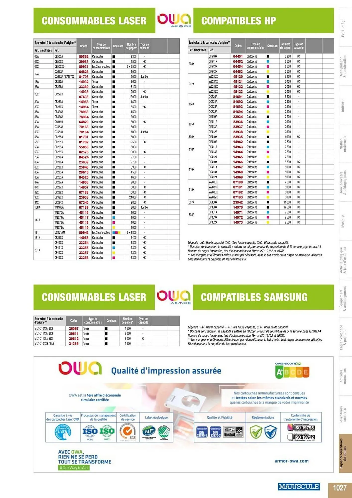 Catalogue Majuscule du 5 mars au 31 décembre 2025 - Catalogue page 1051