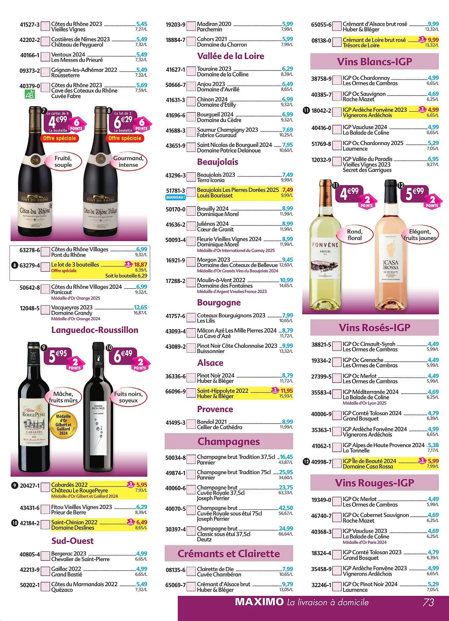 Catalogue Maximo du 30 mars au 23 avril 2026 - Catalogue page 73