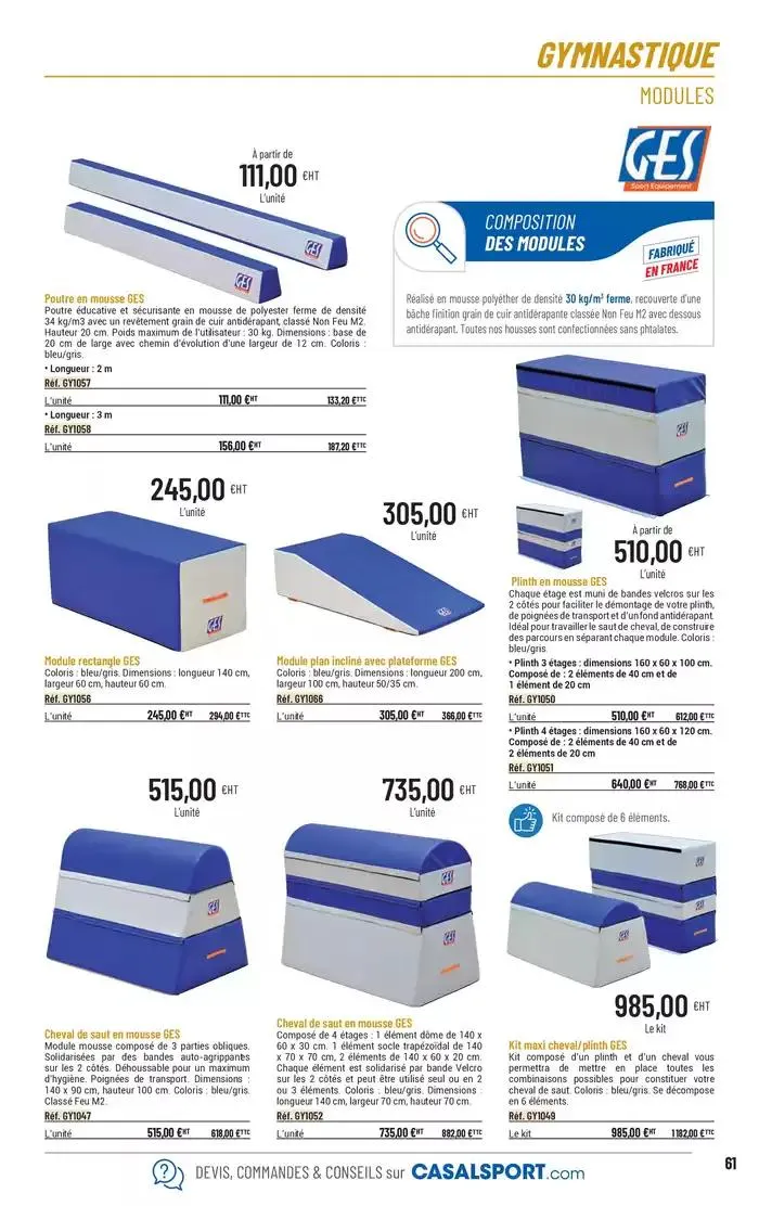 ÉQUIPEMENT SPORTIF du 6 mars au 31 décembre 2025 - Catalogue page 33