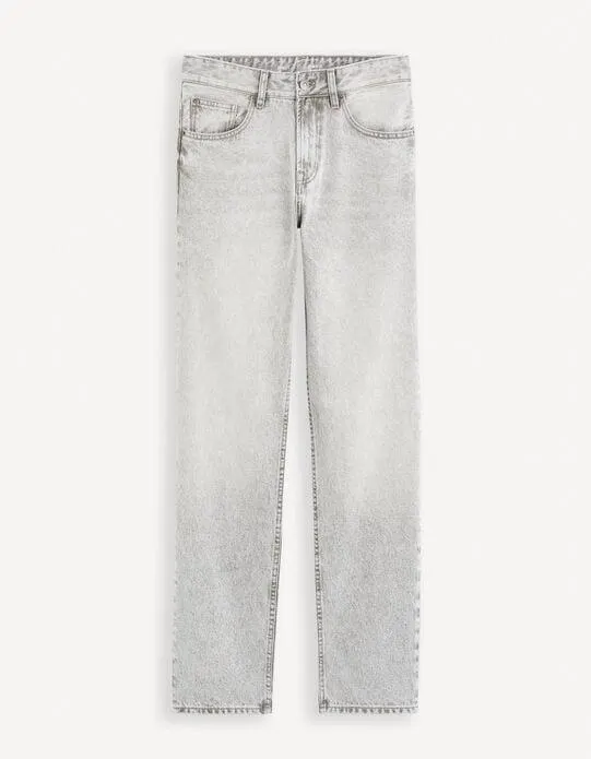 Jean straight coton C15 - gris