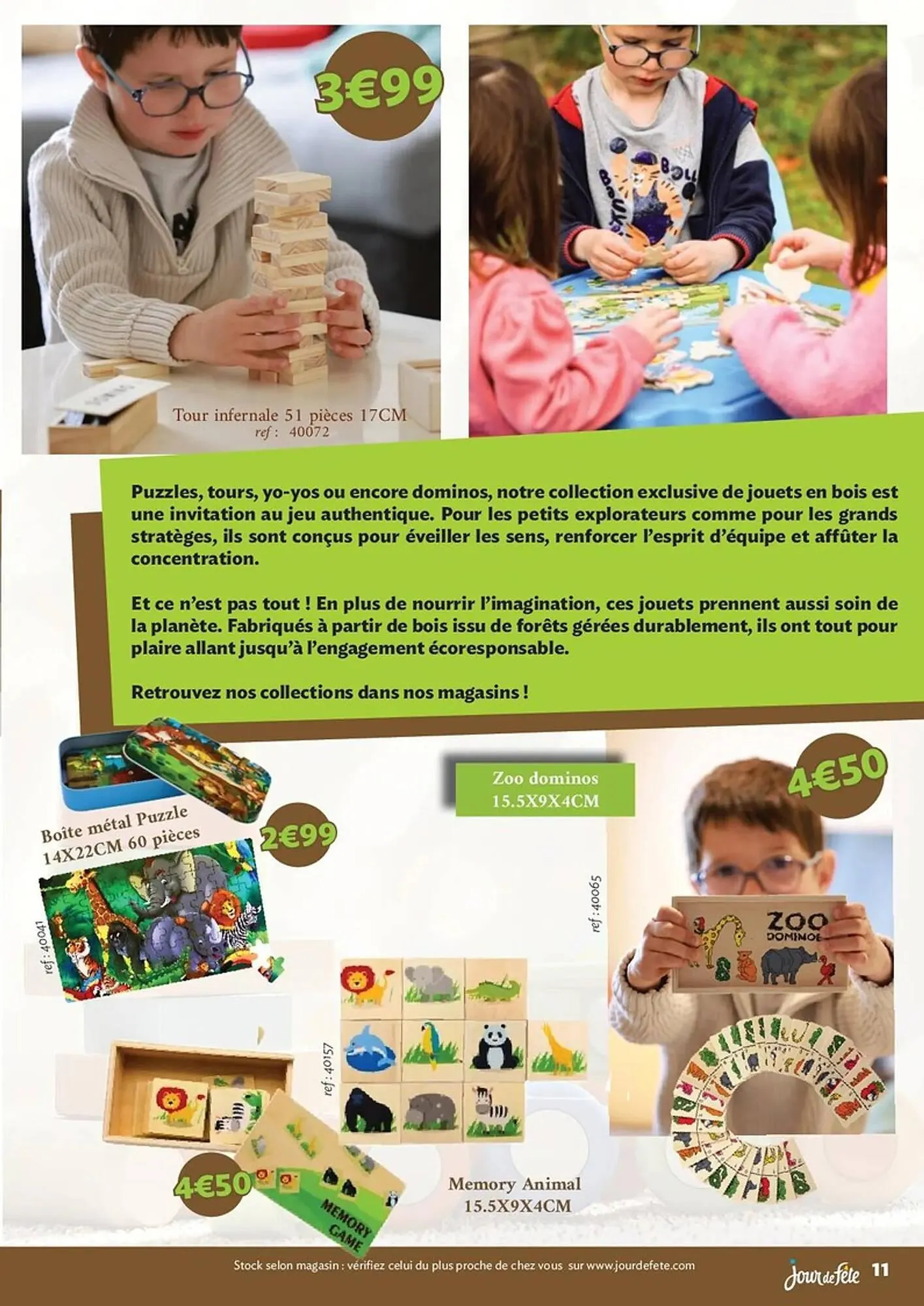 Catalogue Jour de Fête du 28 mai au 31 décembre 2025 - Catalogue page 11