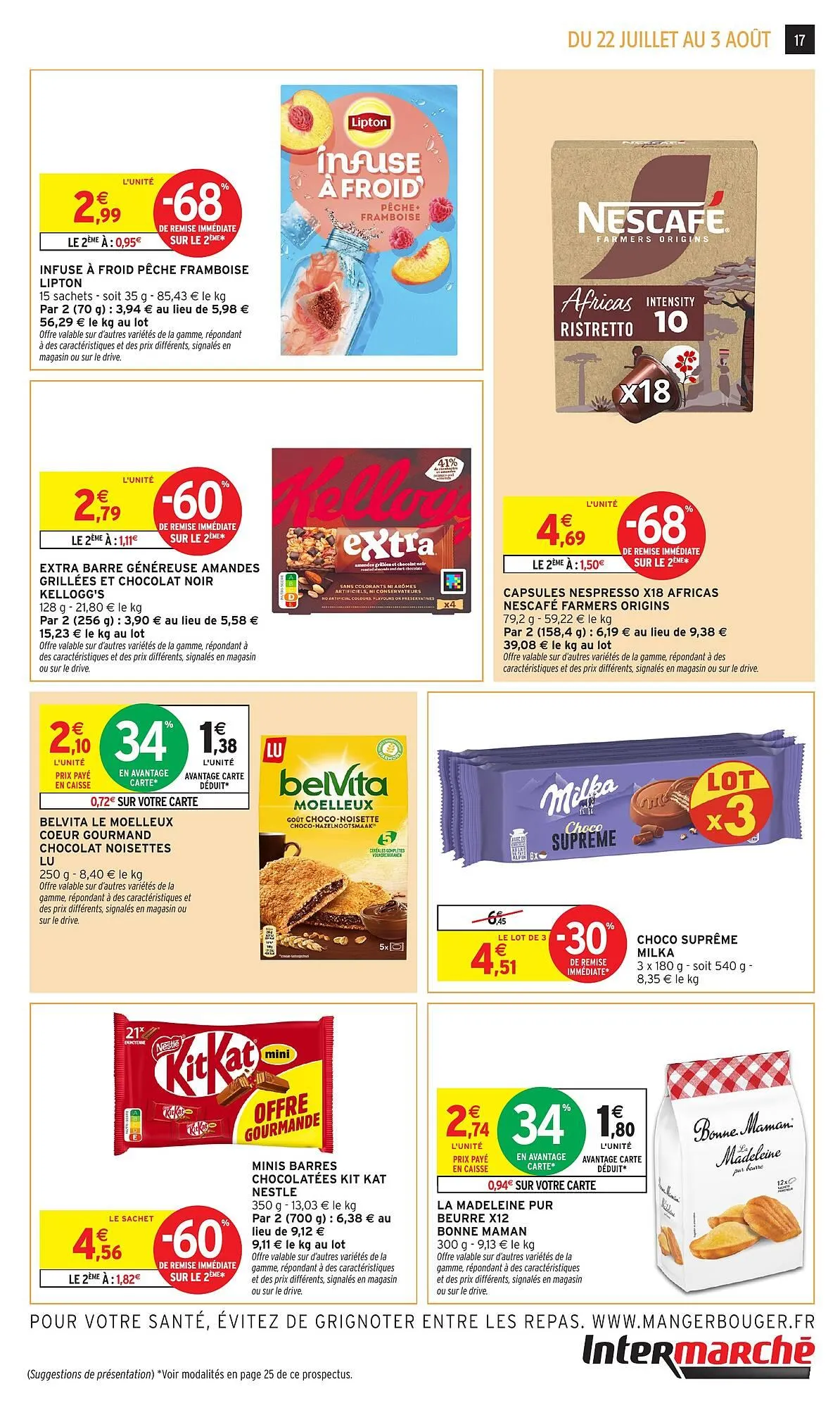 Catalogue Intermarché du 22 juillet au 3 août 2025 - Catalogue page 17