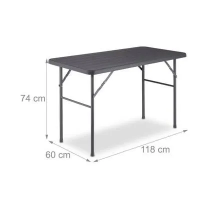 Table de jardin rectangulaire