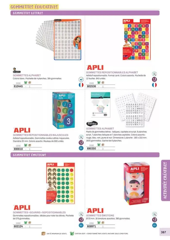 Nos Catalogues Thématiques du 1 janvier au 31 décembre 2025 - Catalogue page 369