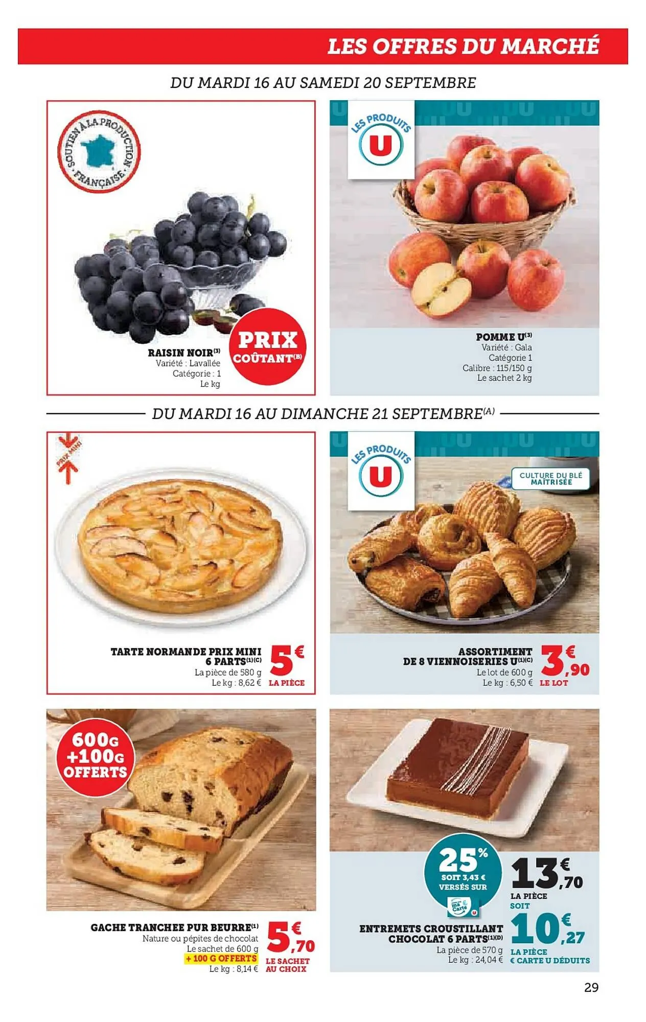 Catalogue Super U du 16 septembre au 28 septembre 2025 - Catalogue page 29