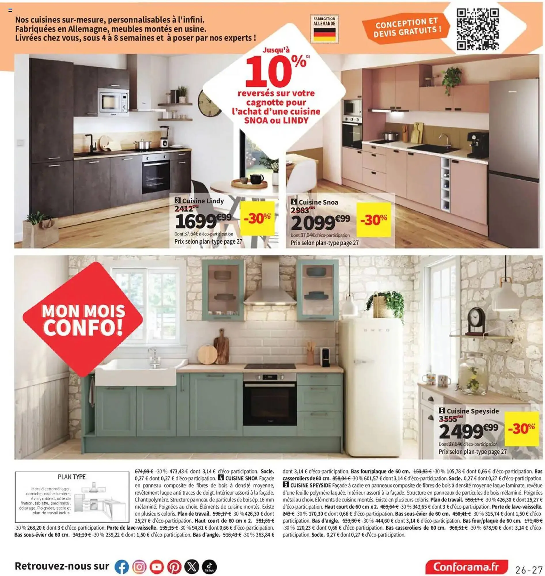 Catalogue Conforama du 22 avril au 26 mai 2025 - Catalogue page 27