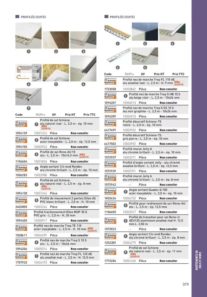 Matériaux 2025 du 1 janvier au 31 décembre 2025 - Catalogue page 379