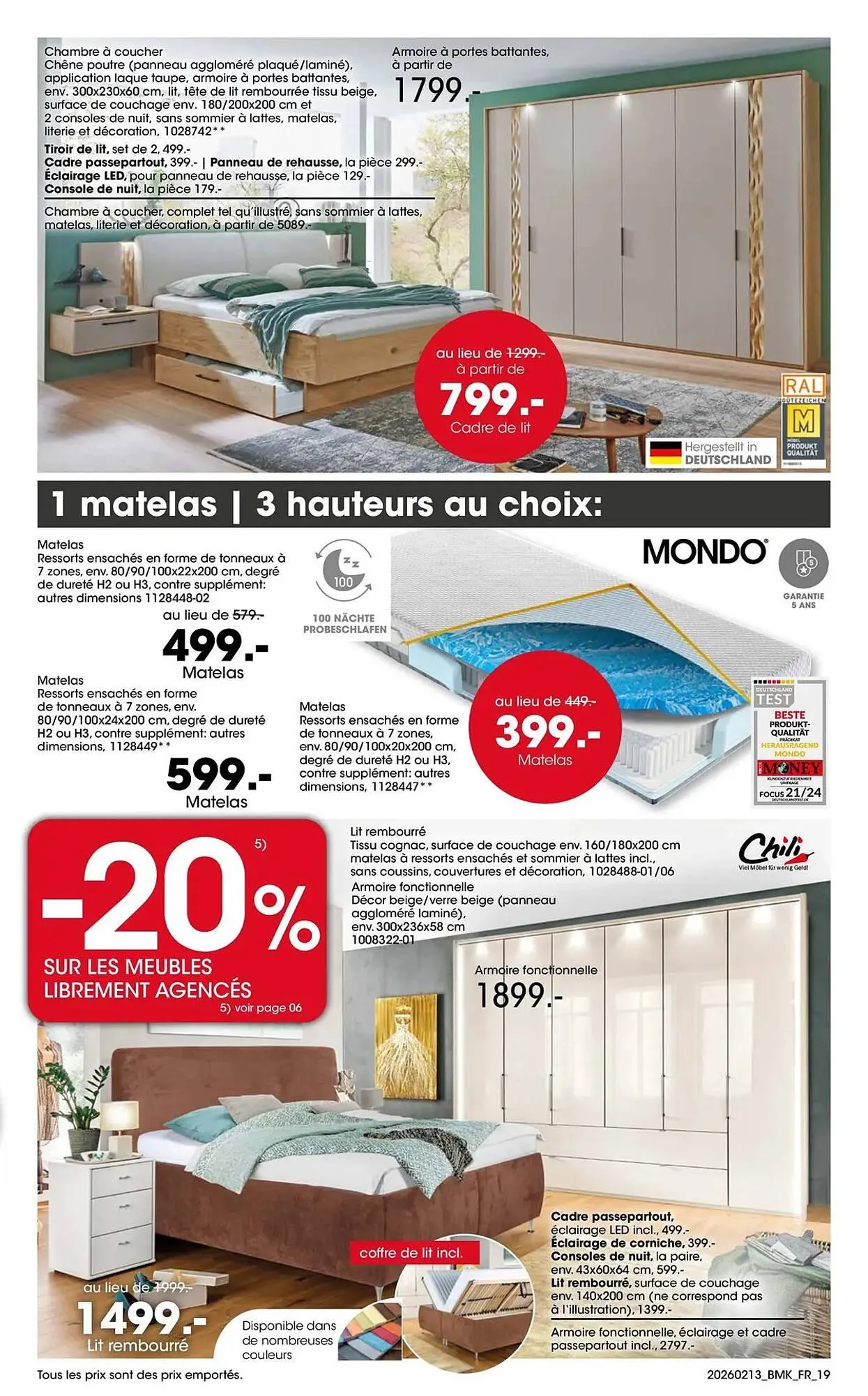 Catalogue Möbel Martin du 13 février au 28 février 2026 - Catalogue page 19