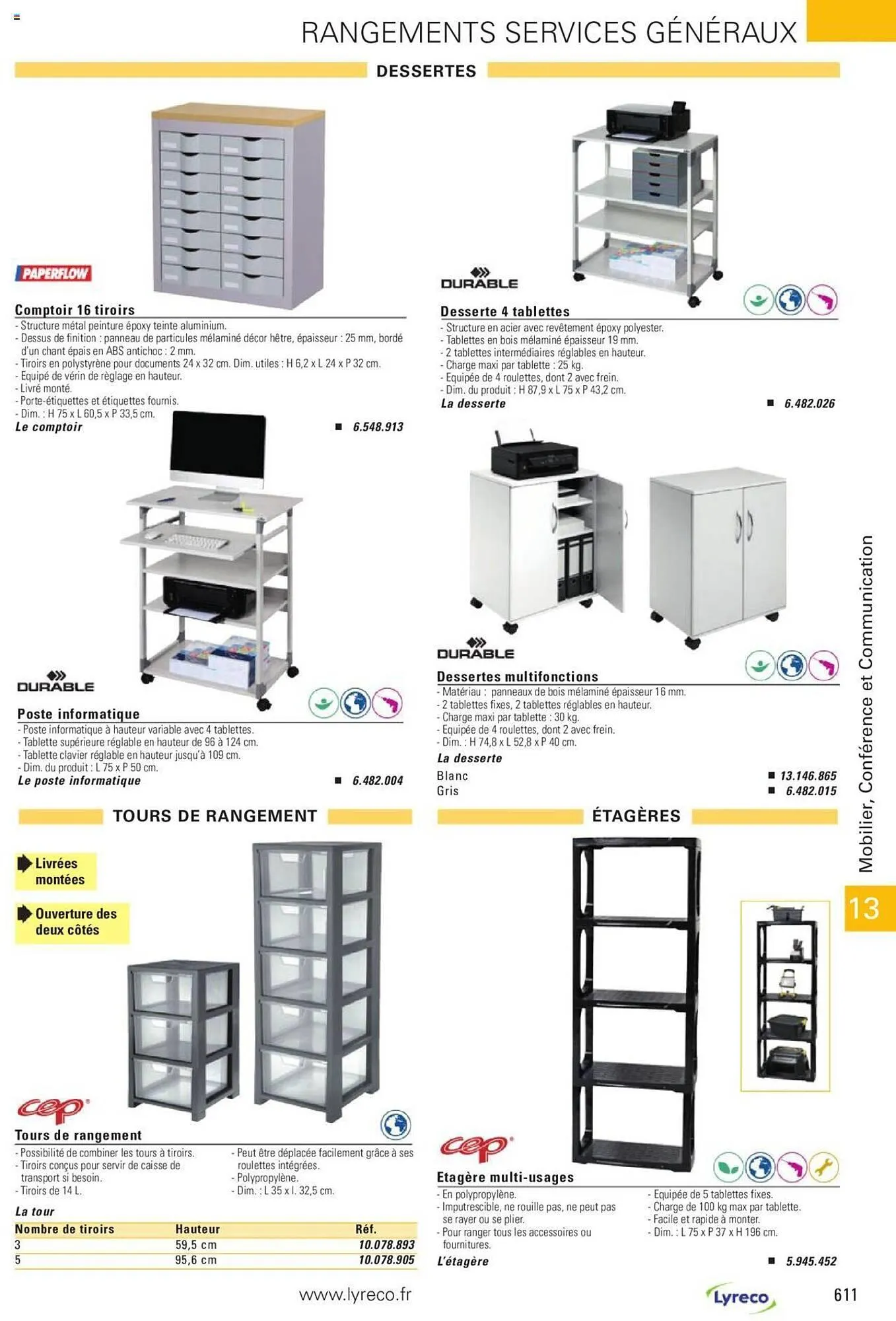 Catalogue Lyreco du 15 mai au 31 décembre 2023 - Catalogue page 611