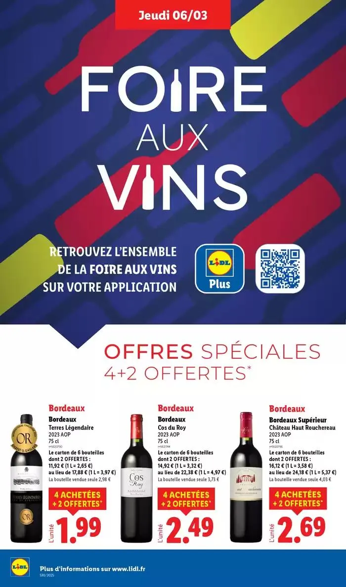 Les bonnes affaires sont chez Lidl ! Découvrez une sélection de produits à petits prix du 6 mars au 12 mars 2025 - Catalogue page 22