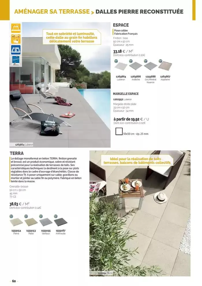 Aménagements Extérieurs 2025 du 30 avril au 31 décembre 2025 - Catalogue page 60