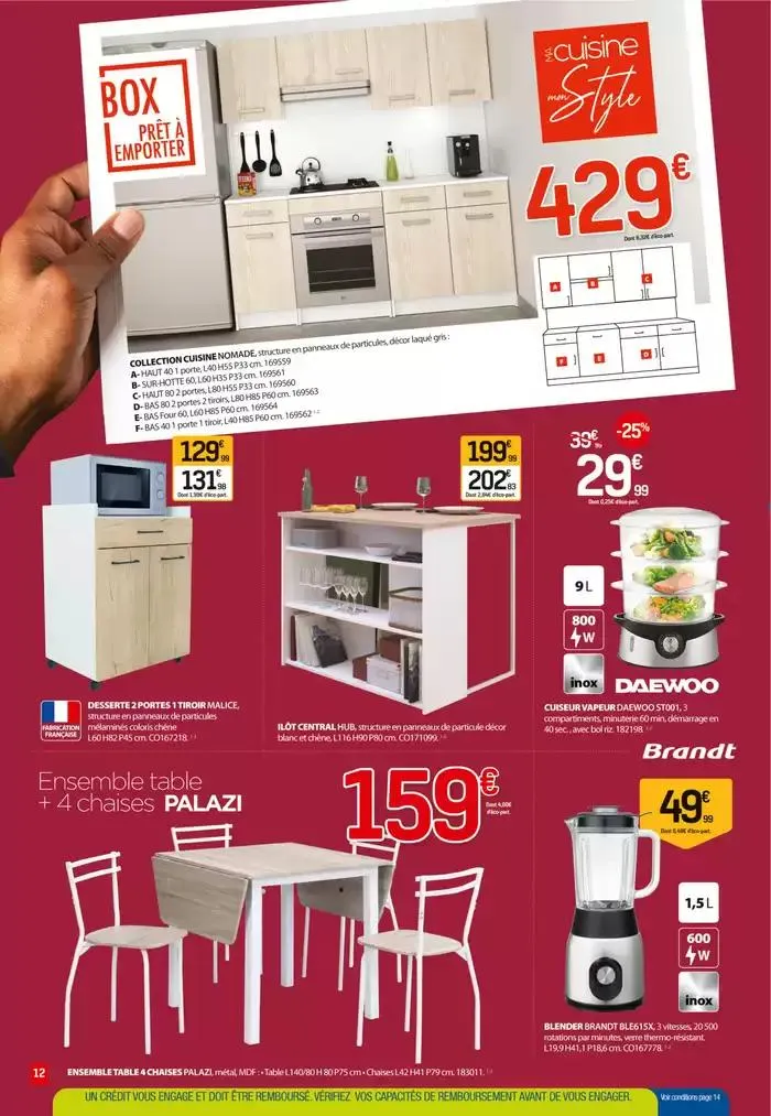 Catalogue BUT - Martinique du 31 mars au 21 avril 2025 - Catalogue page 12