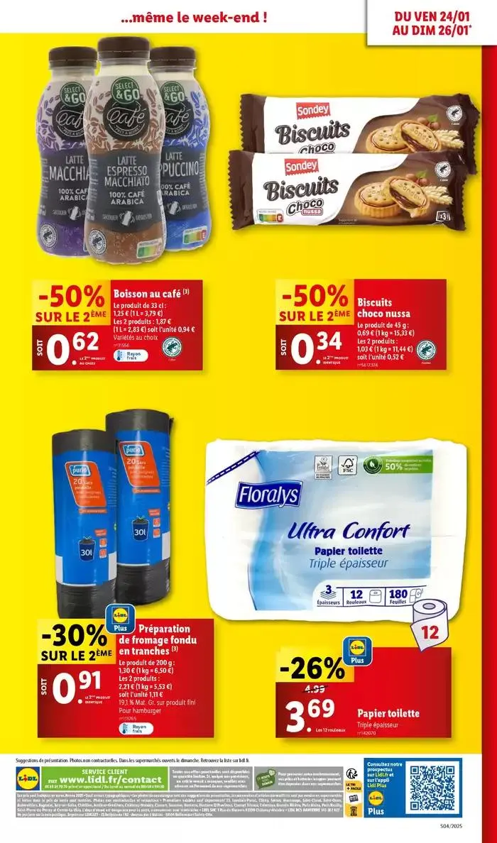 Lidl vous invite à un voyage culinaire en Asie avec leur gamme Vitasia! du 22 janvier au 28 janvier 2025 - Catalogue page 41