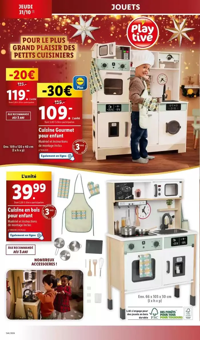 Bénéficiez de promotions sur une sélection de produits, incluant viande, fruit et fromage du 30 octobre au 5 novembre 2024 - Catalogue page 42