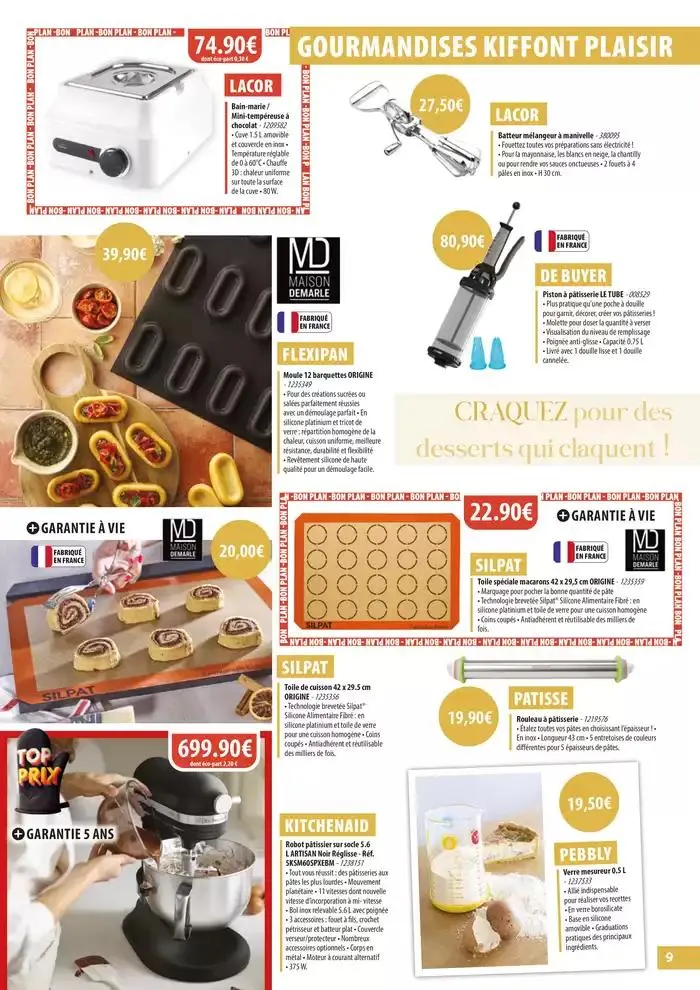 Les journées Cuisine Plaisir du 27 mars au 6 avril 2025 - Catalogue page 9