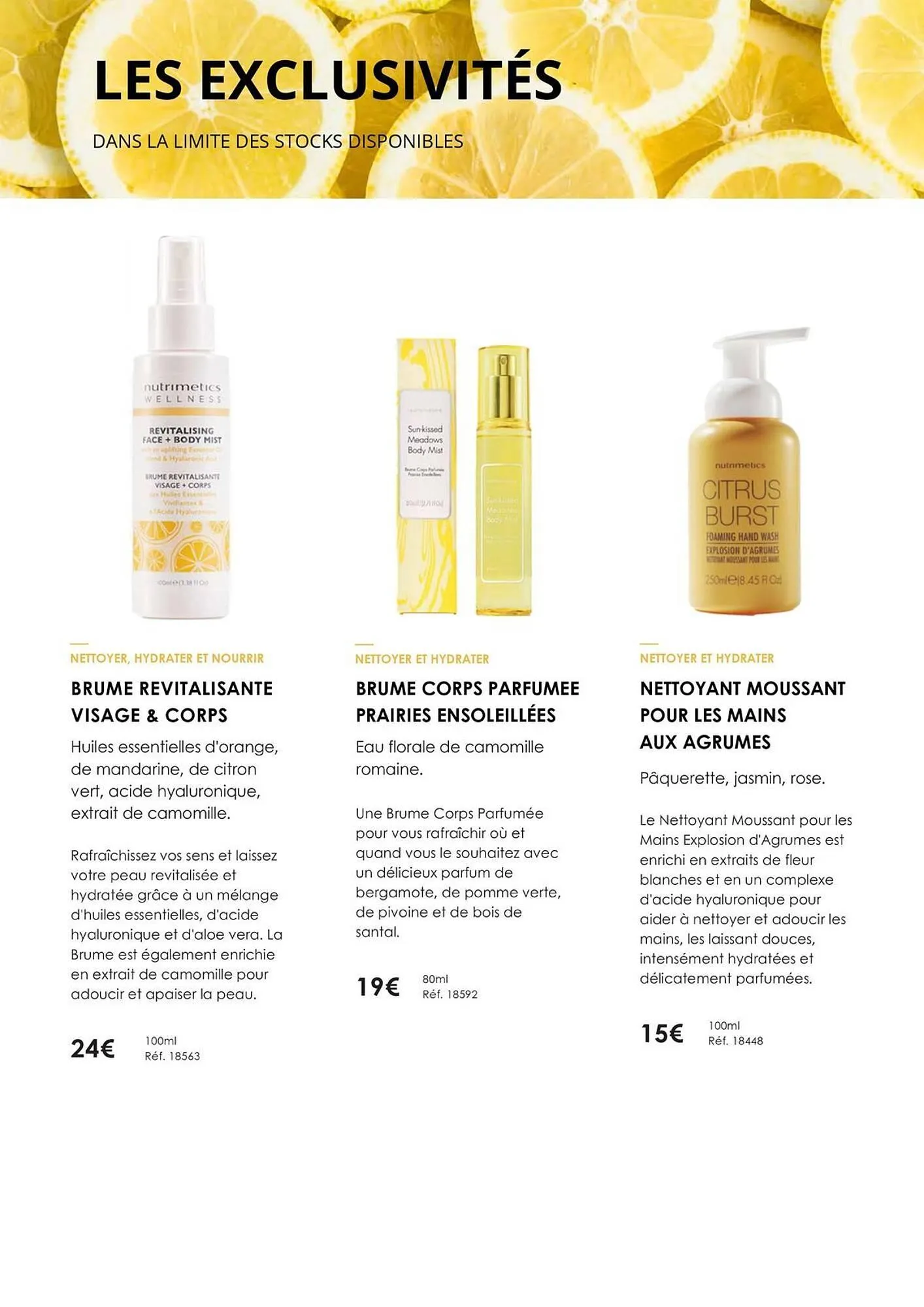 Catalogue Nutrimetics du 6 janvier au 31 décembre 2025 - Catalogue page 34