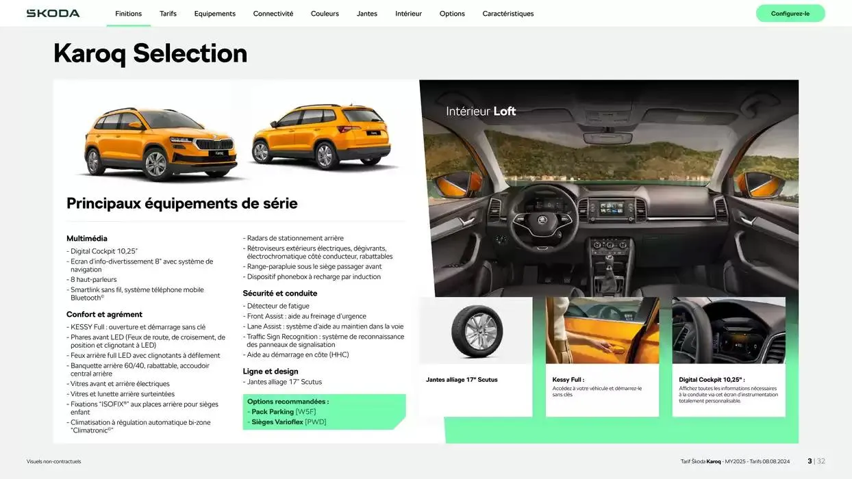 Karoq Selection 1.5 TSI 150 ch DSG7 du 17 octobre au 17 octobre 2025 - Catalogue page 3