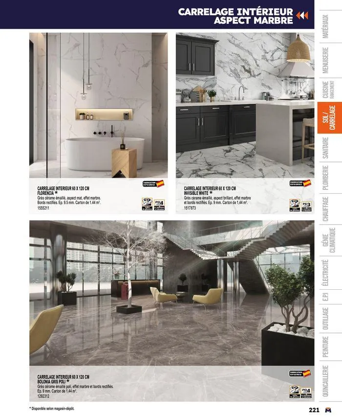 Guide produits 2024 du 15 mars au 31 décembre 2024 - Catalogue page 221
