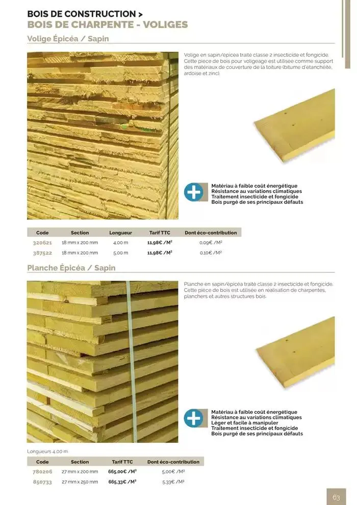 BOIS PANNEAUX 2025 2026 du 30 avril au 31 décembre 2026 - Catalogue page 63
