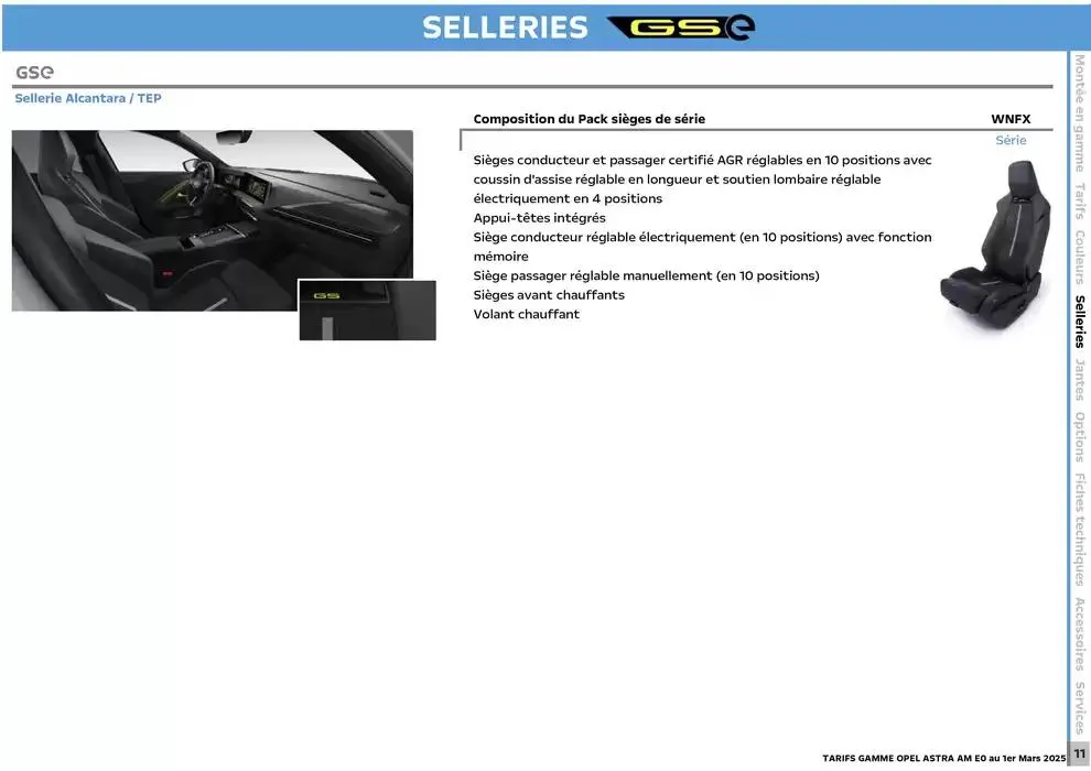 Opel Astra et Astra Sports Tourer du 5 mars au 5 mars 2026 - Catalogue page 12