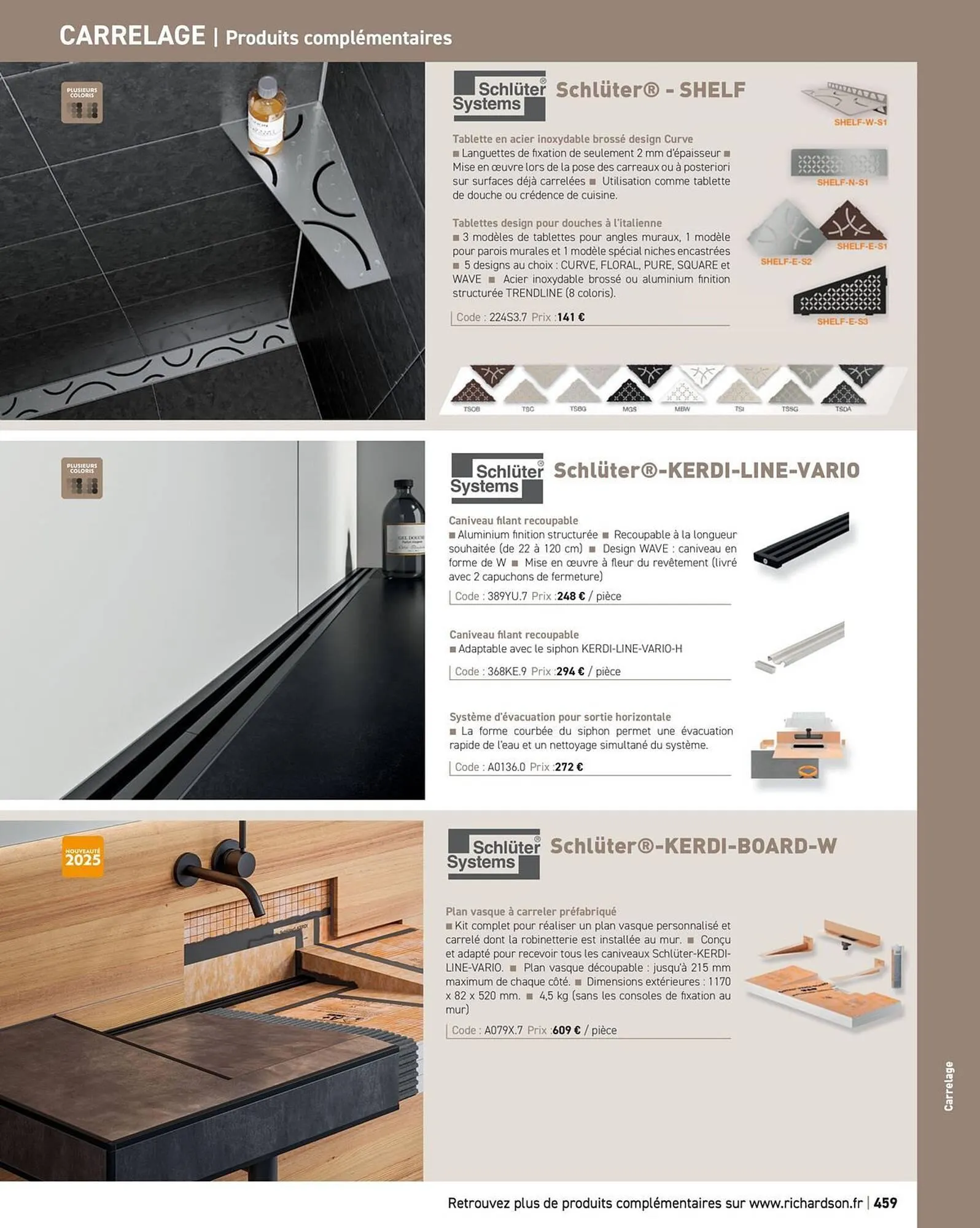 Catalogue Richardson du 11 avril au 31 décembre 2025 - Catalogue page 461