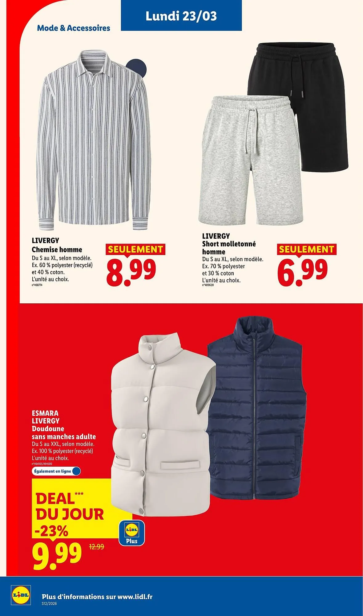 Catalogue Lidl du 19 mars au 25 mars 2026 - Catalogue page 54