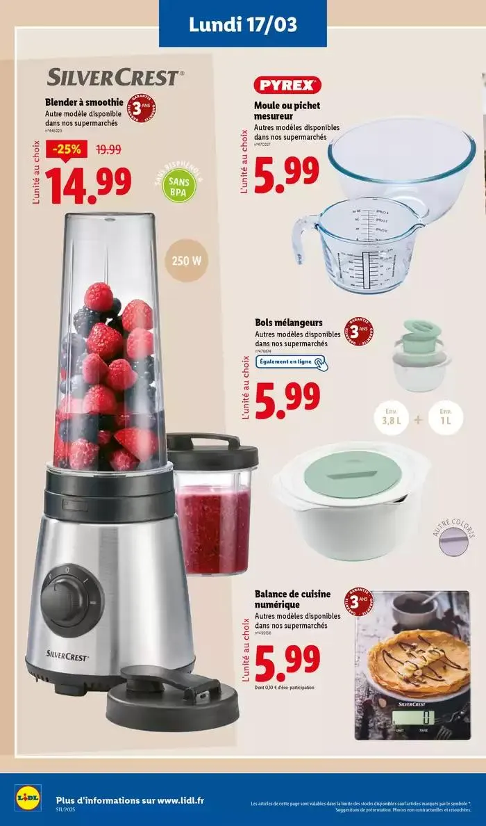 La gamme Deluxe est de retour chez Lidl ! Profitez de nos produits de qualité, à prix Lidl du 17 mars au 20 mars 2025 - Catalogue page 4