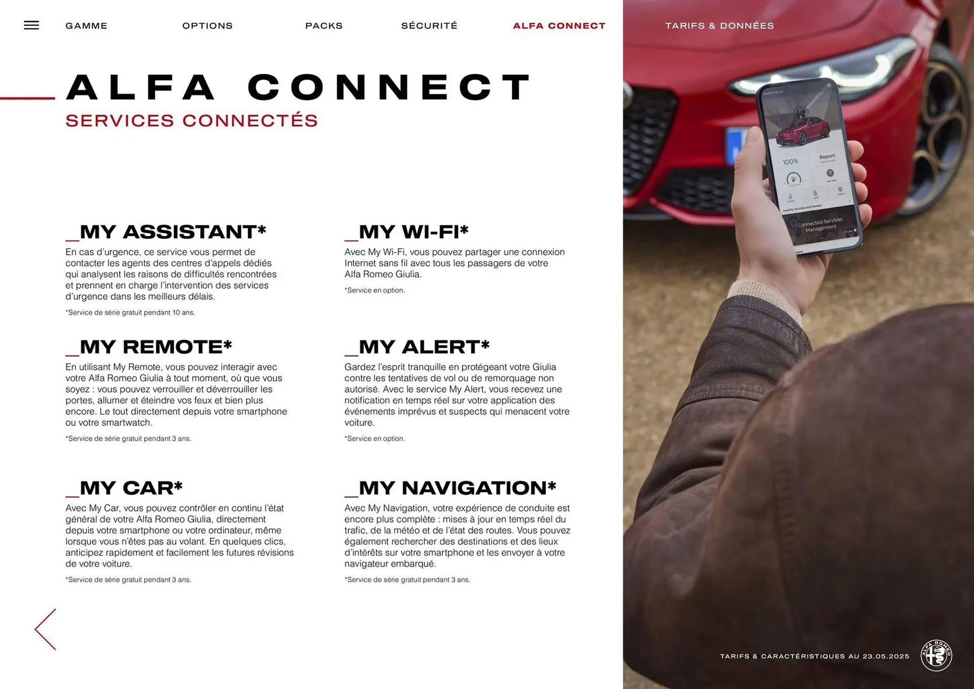 Catalogue Alfa Romeo du 7 juillet au 7 juillet 2026 - Catalogue page 16