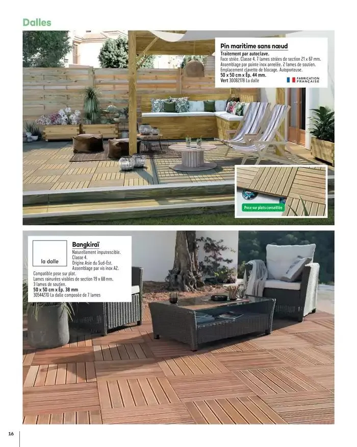 Aménagements Extérieurs 2025 du 1 janvier au 31 décembre 2025 - Catalogue page 16