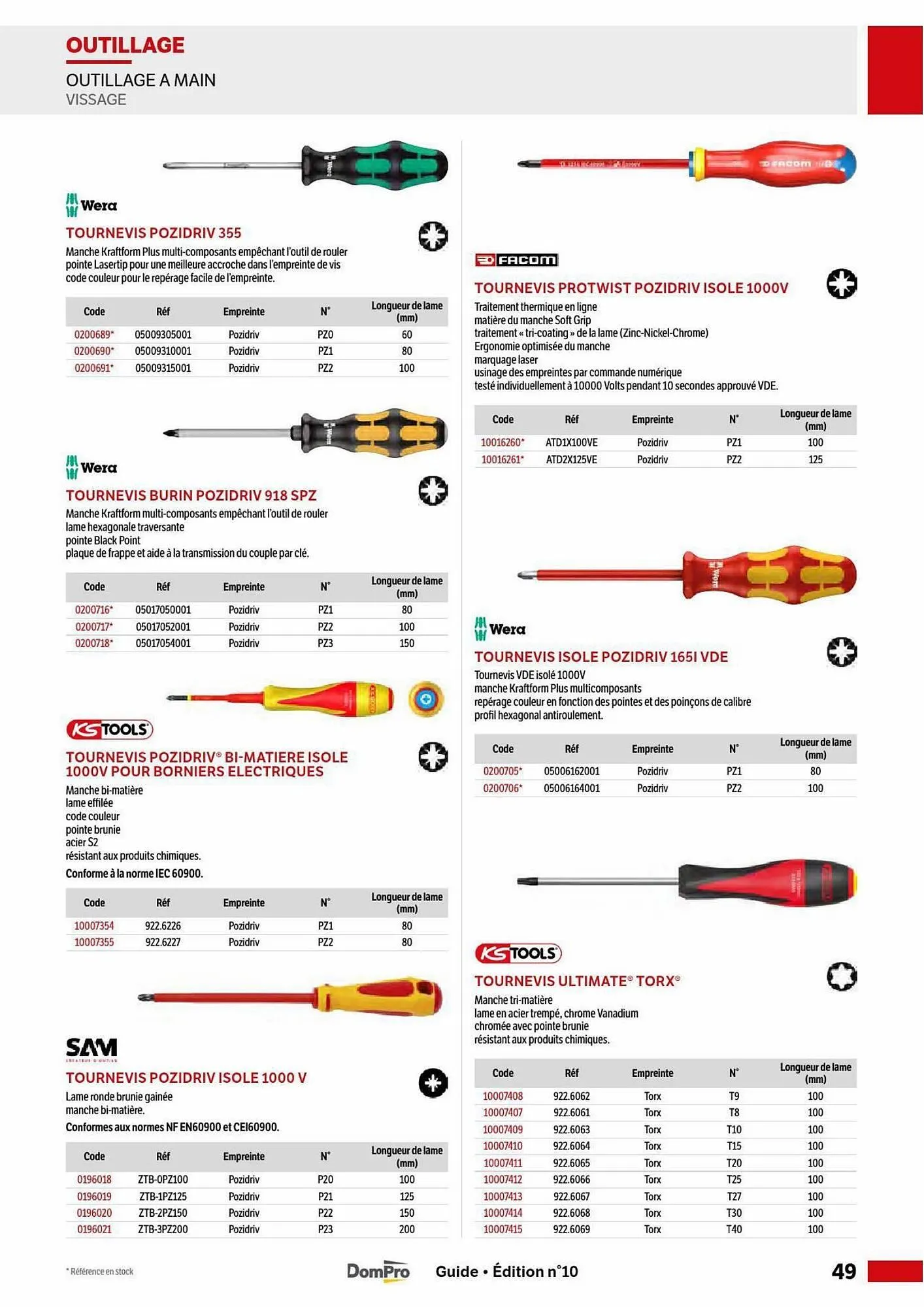 Catalogue DomPro du 5 mai au 30 août 2025 - Catalogue page 49