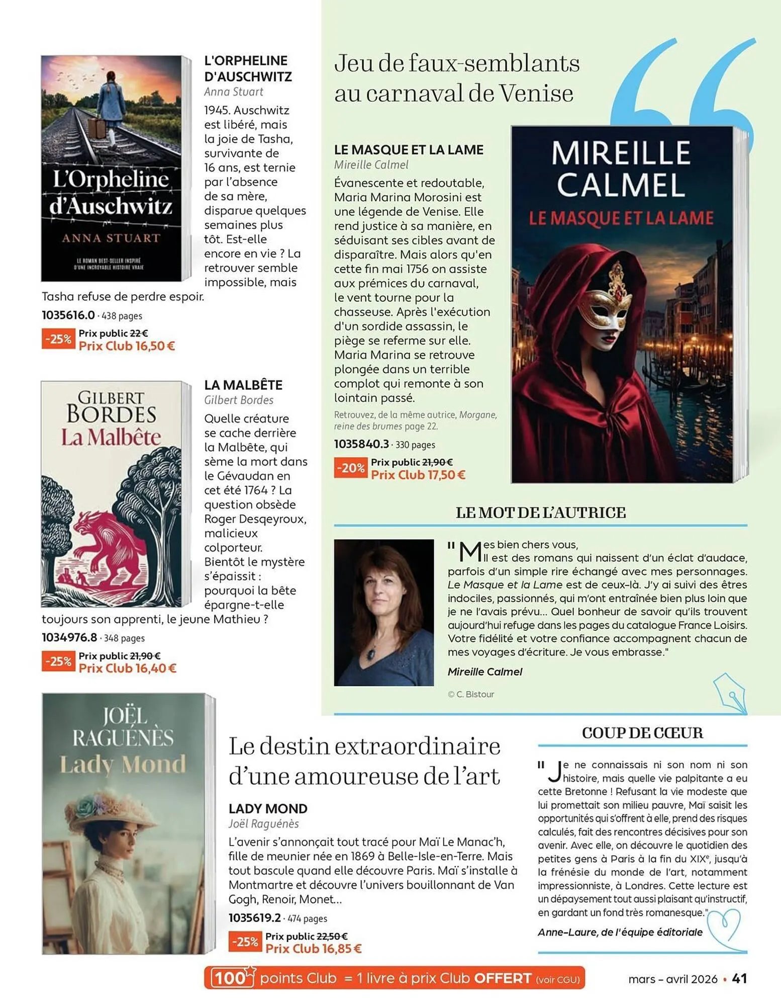 Catalogue France Loisirs du 2 mars au 30 avril 2026 - Catalogue page 41