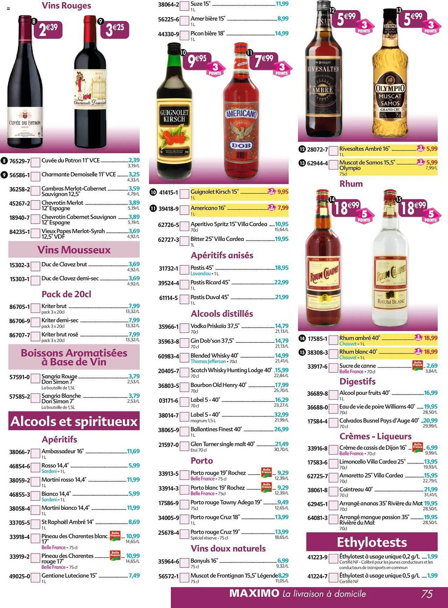 Catalogue Maximo du 19 janvier au 25 février 2024 - Catalogue page 75