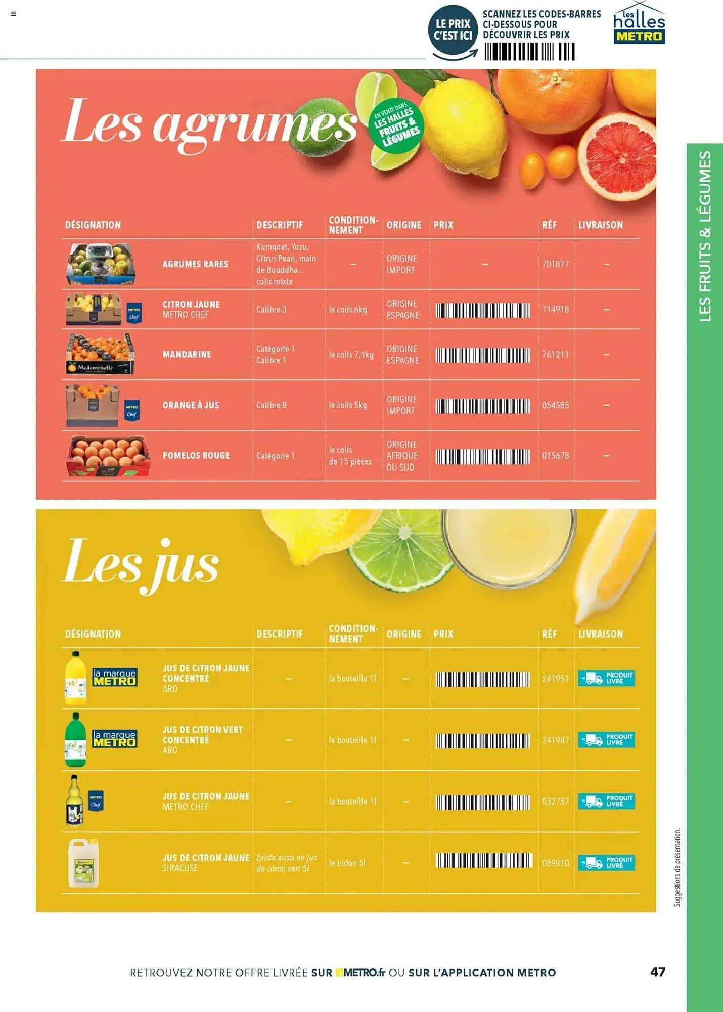 Catalogue METRO du 24 avril au 31 décembre 2025 - Catalogue page 47