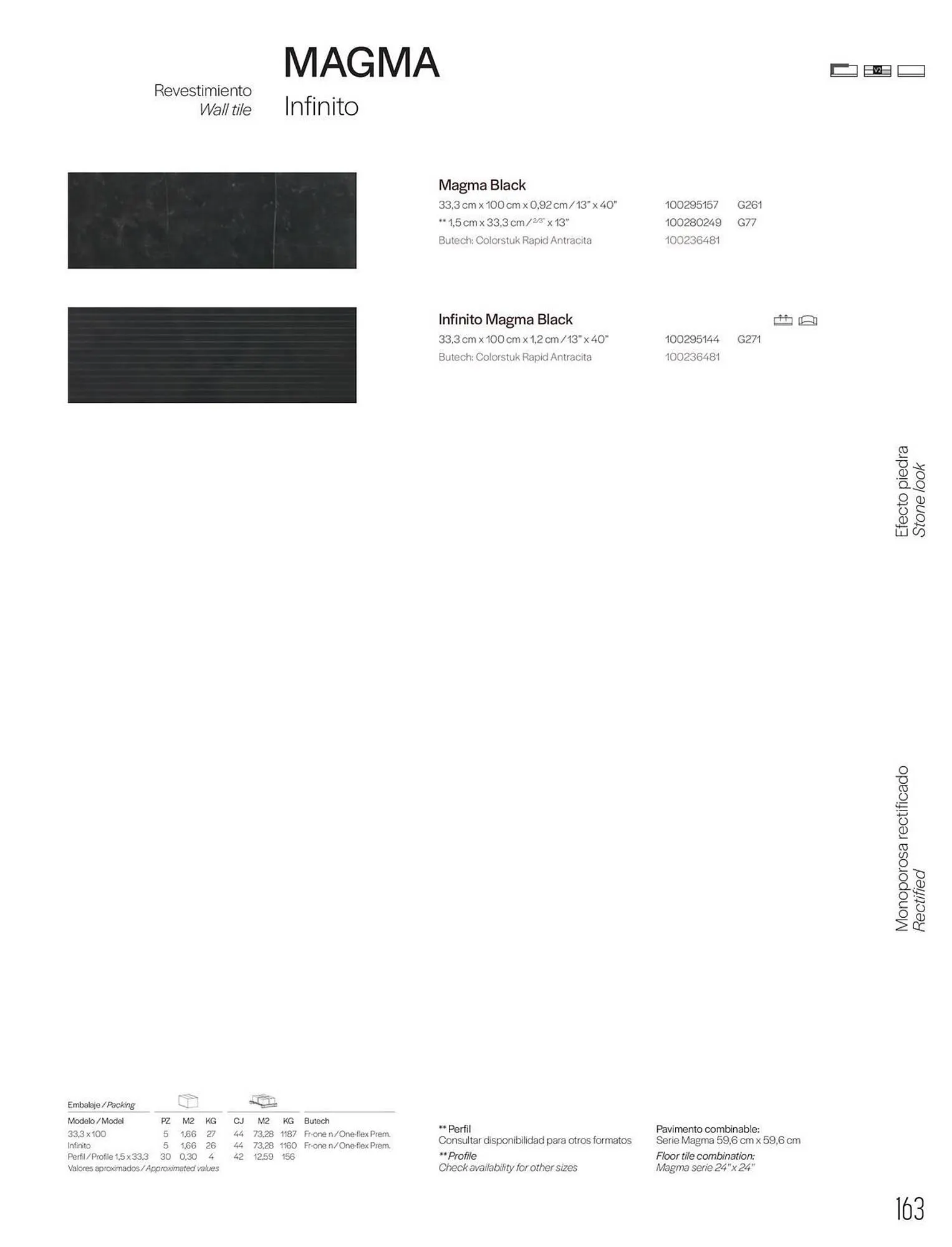 Catalogue Porcelanosa du 27 janvier au 31 décembre 2025 - Catalogue page 165