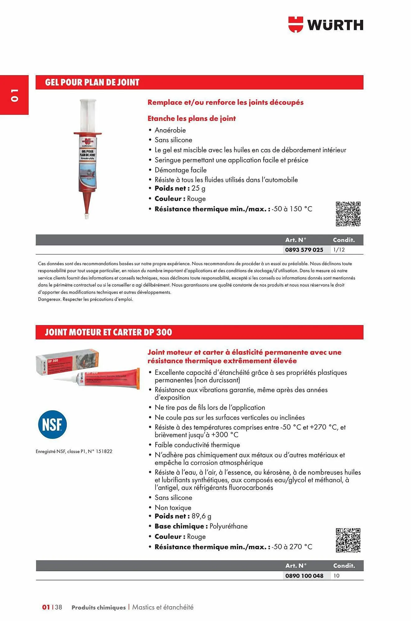 Catalogue Würth du 29 décembre au 31 décembre 2023 - Catalogue page 46