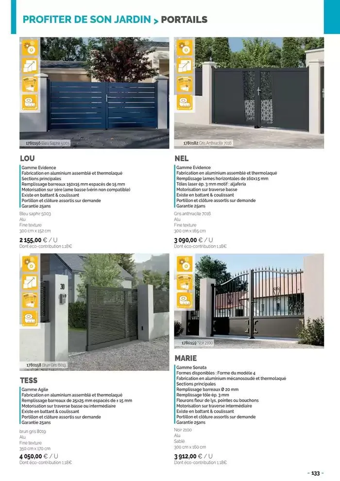 Aménagements Extérieurs 2025 du 30 avril au 31 décembre 2025 - Catalogue page 133