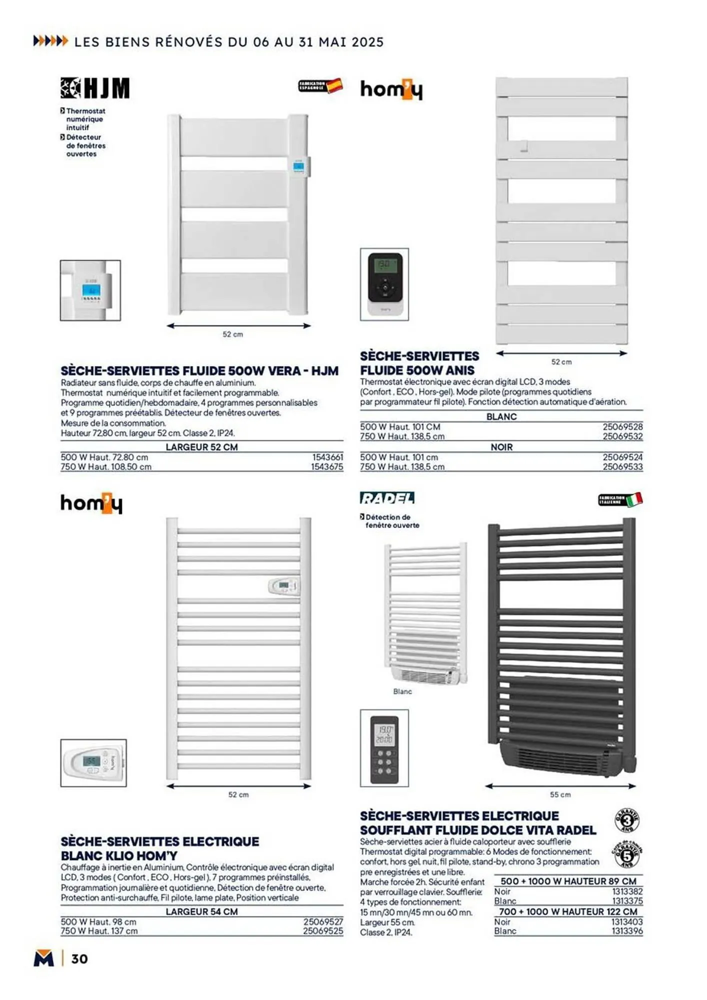 Catalogue Bricoman du 12 mai au 31 mai 2025 - Catalogue page 30