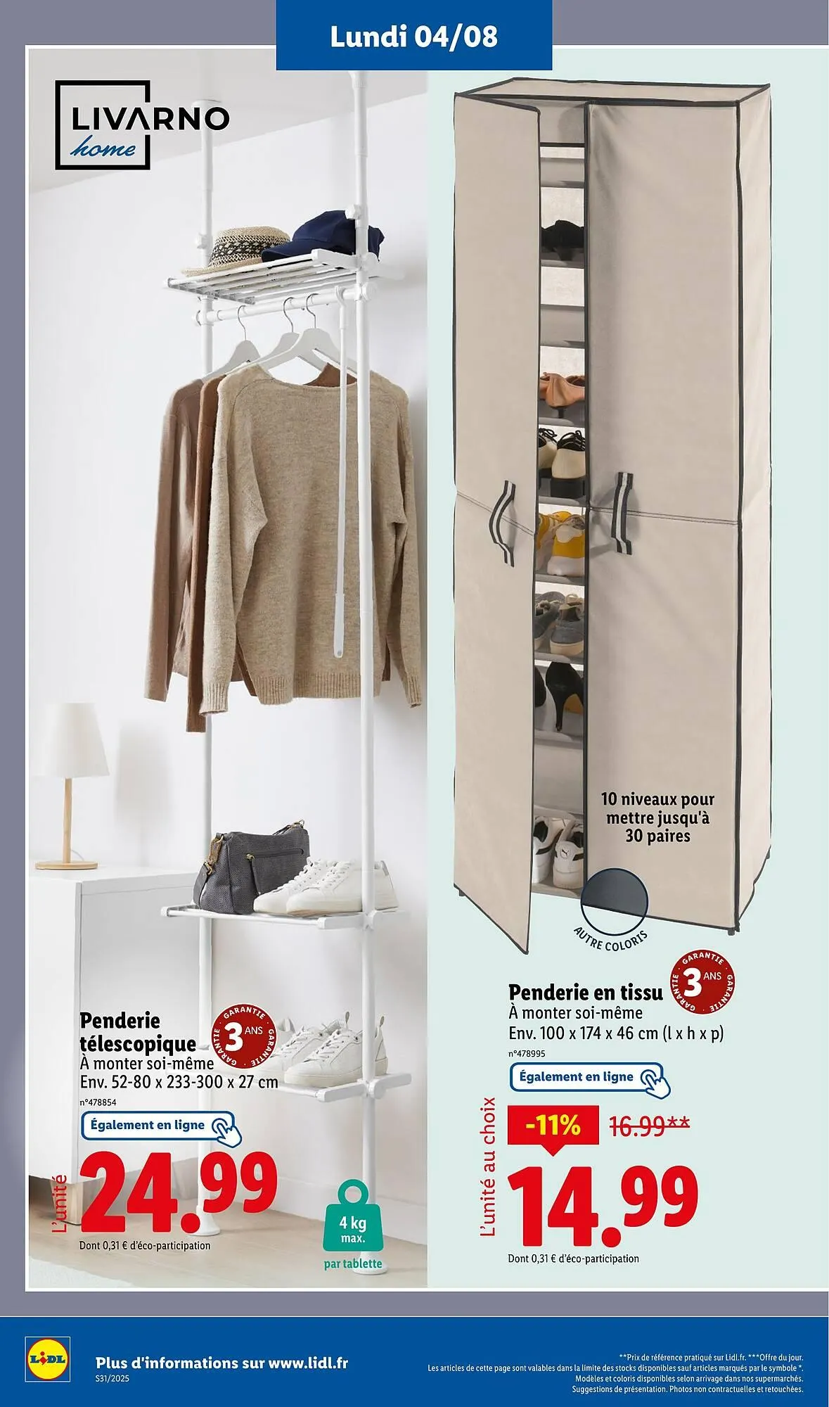 Catalogue Lidl du 31 juillet au 6 août 2025 - Catalogue page 58