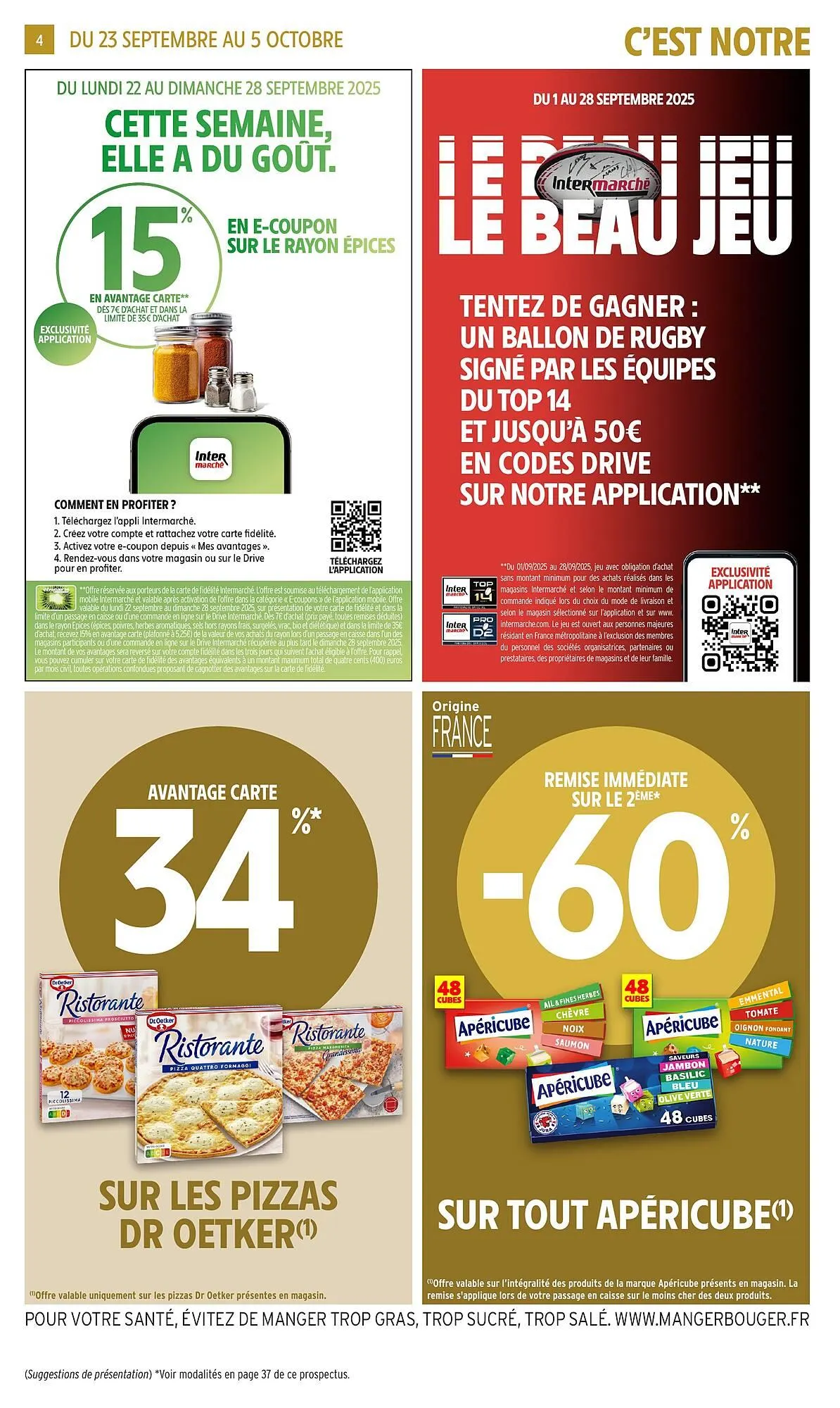 Catalogue Intermarché du 23 septembre au 5 octobre 2025 - Catalogue page 4