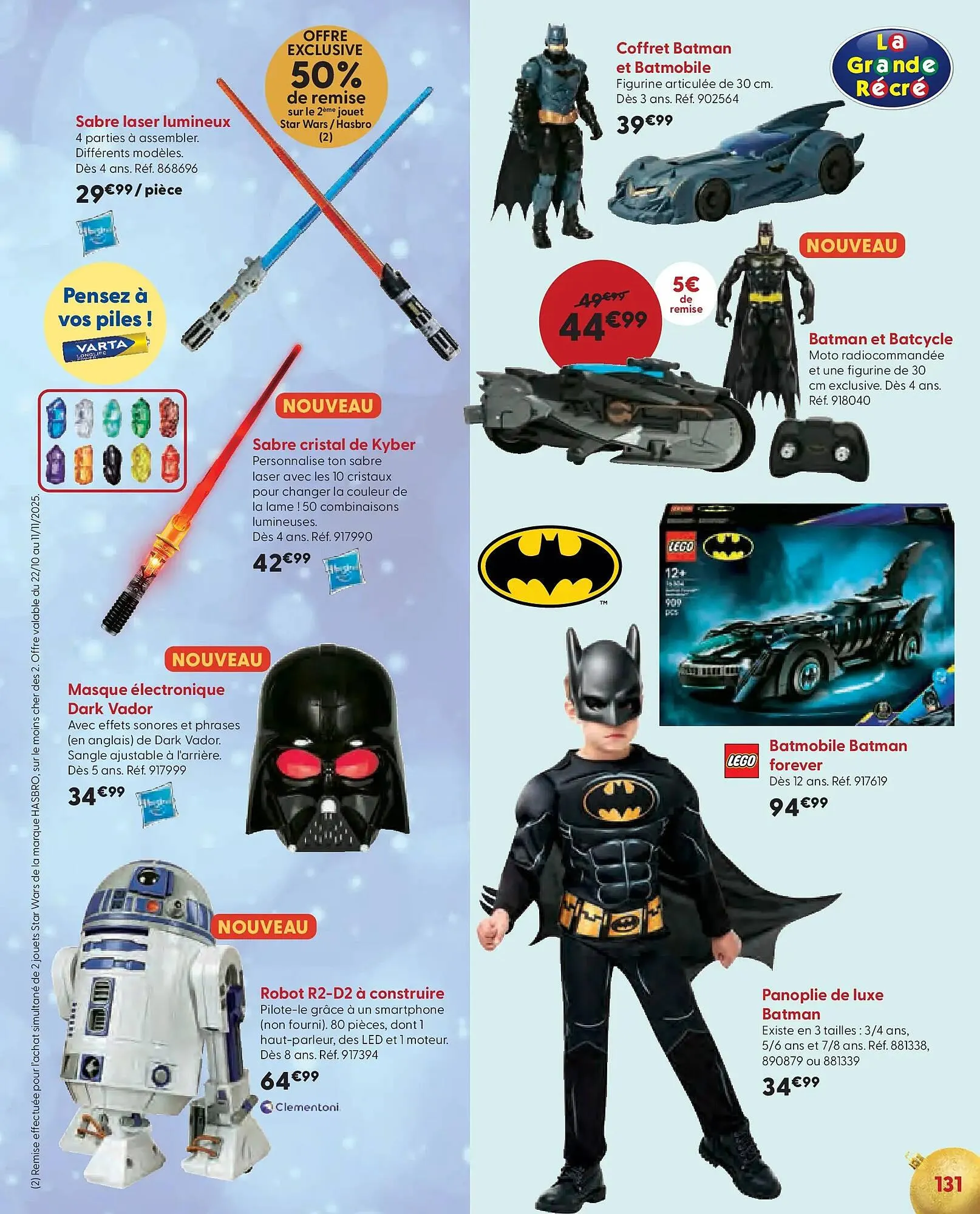 Catalogue La Grande Récré du 15 octobre au 2 décembre 2025 - Catalogue page 131