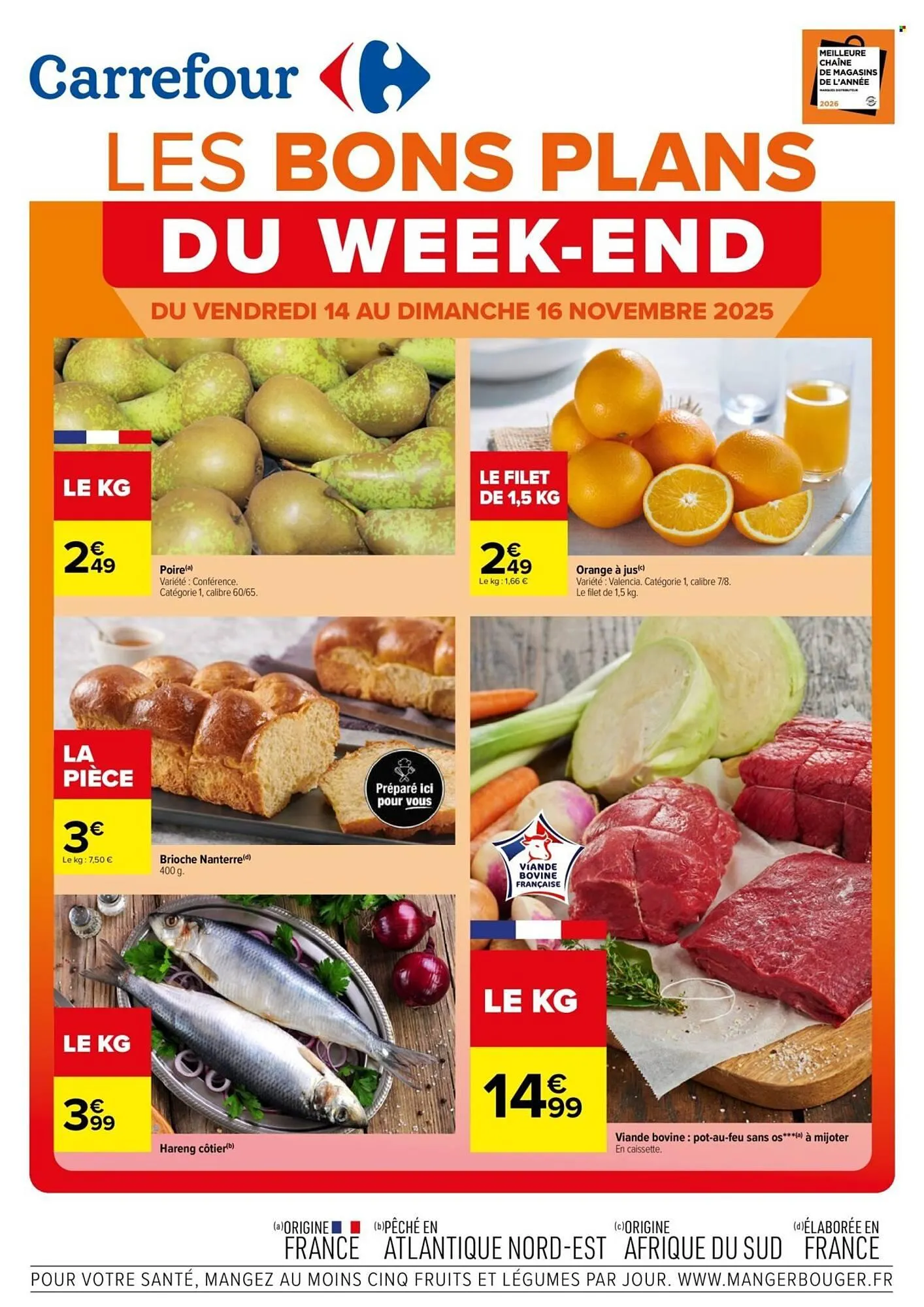 Catalogue Carrefour du 14 novembre au 16 novembre 2025 - Catalogue page 1