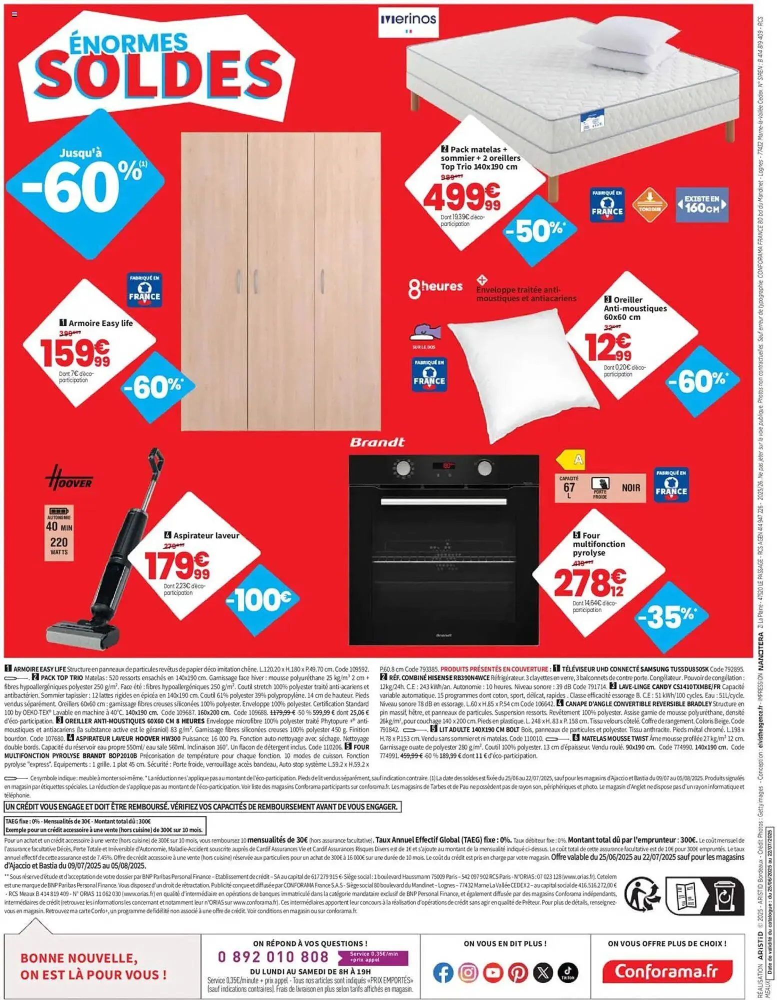 Catalogue Conforama du 25 juin au 22 juillet 2025 - Catalogue page 10