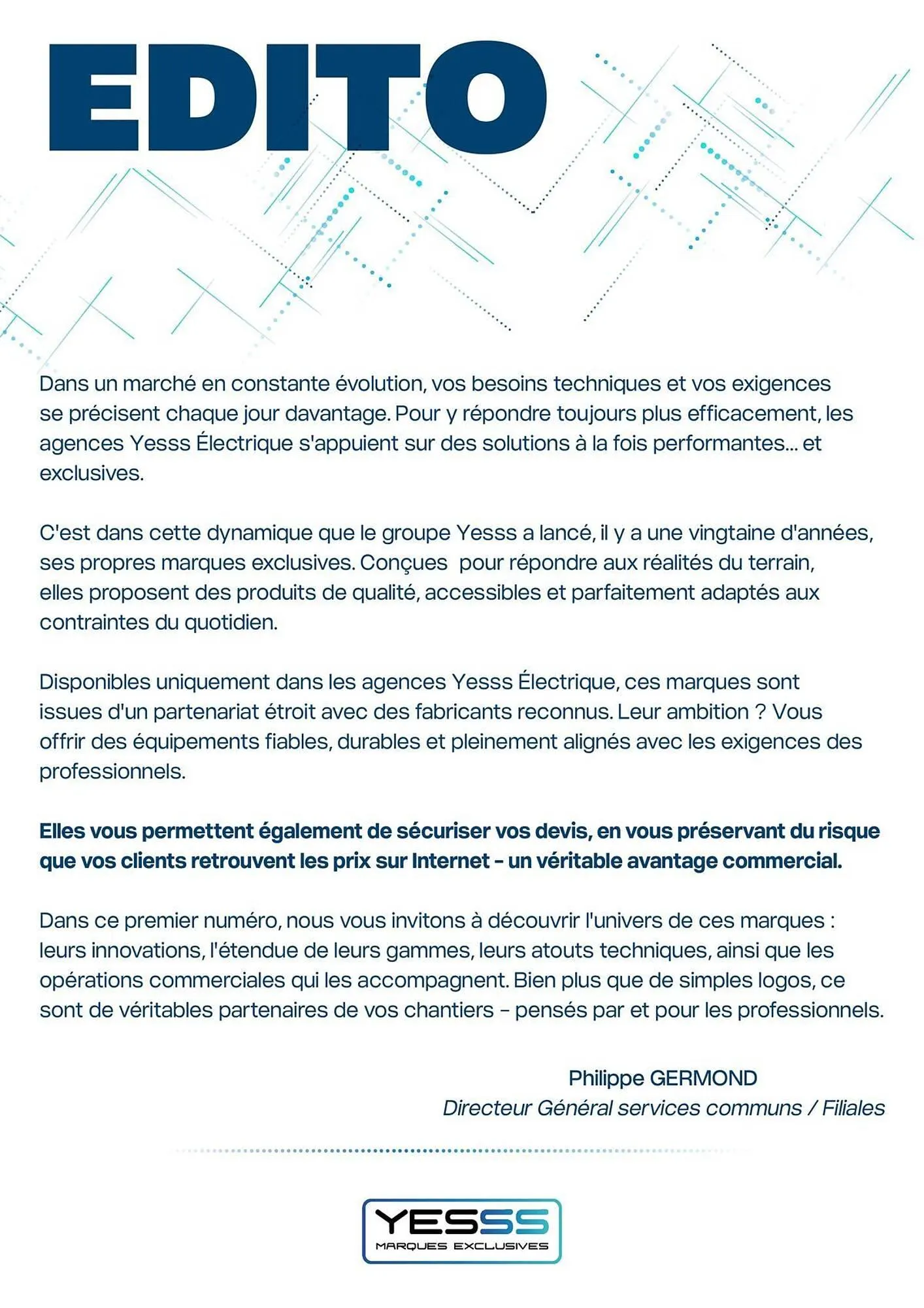 Catalogue Yesss electrique du 15 septembre au 30 novembre 2025 - Catalogue page 2