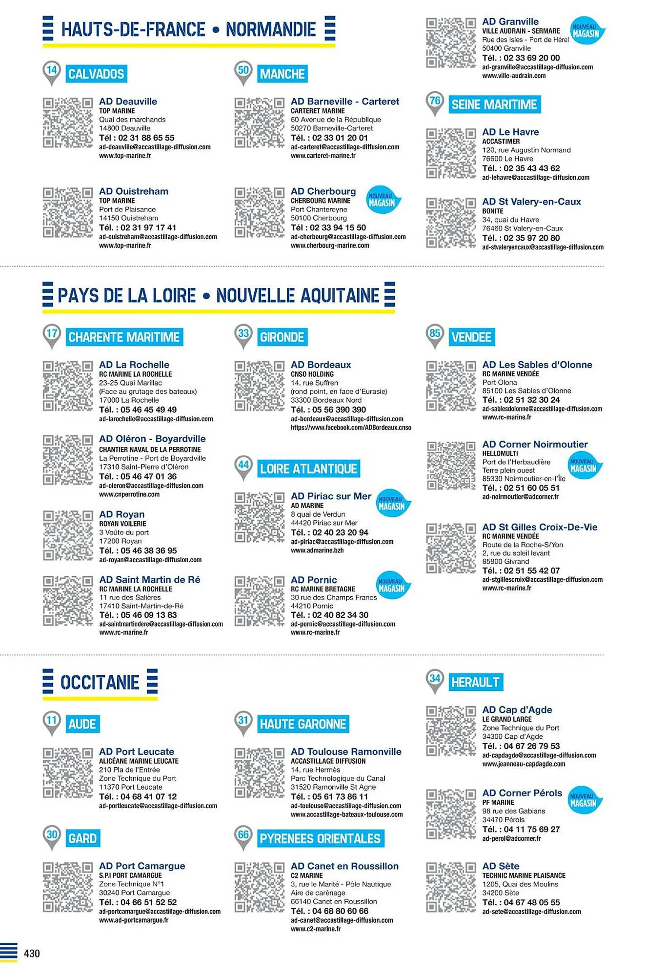 Catalogue Accastillage Diffusion du 1 mars au 31 décembre 2023 - Catalogue page 432