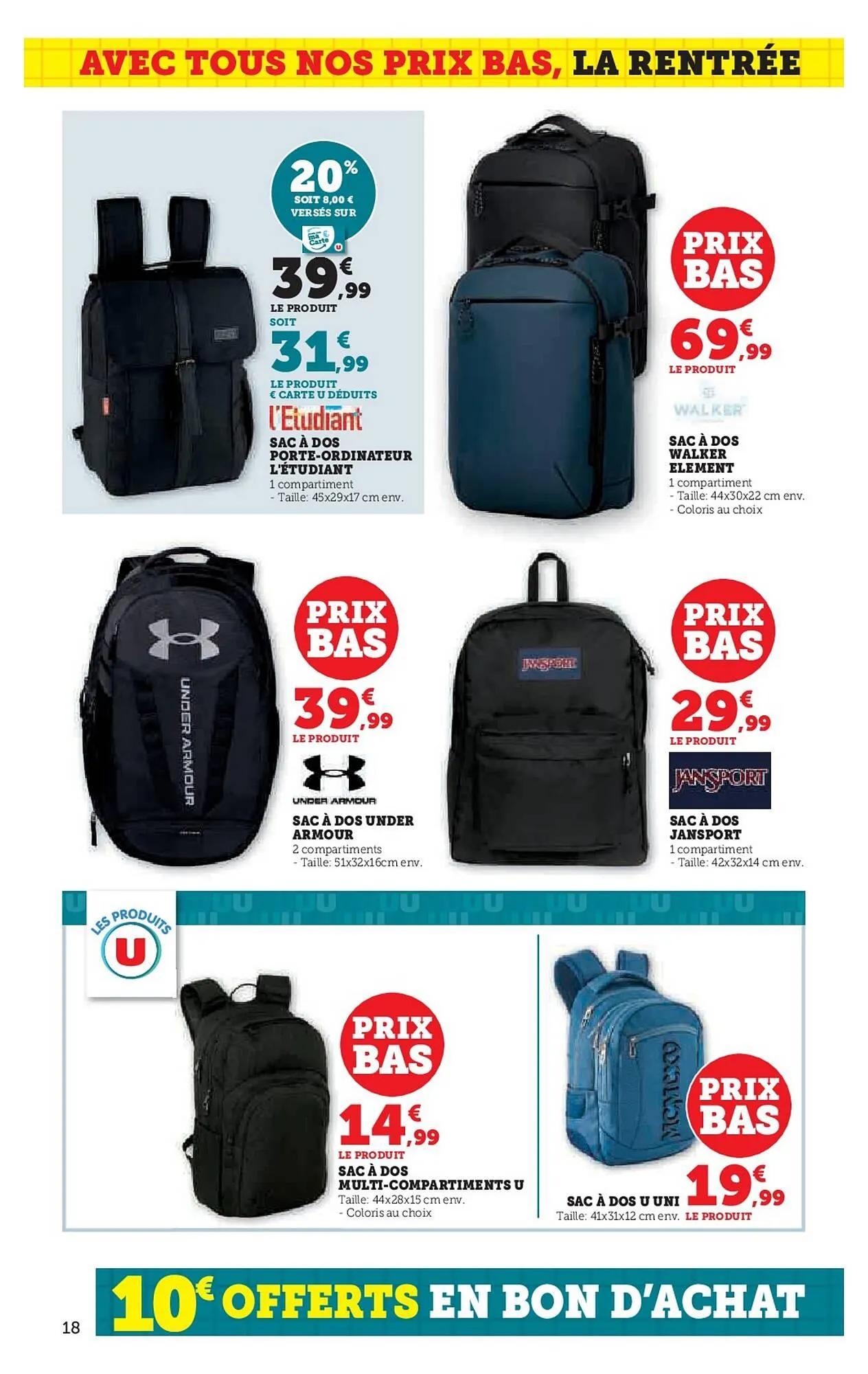 Catalogue Hyper U du 16 juillet au 10 août 2025 - Catalogue page 18
