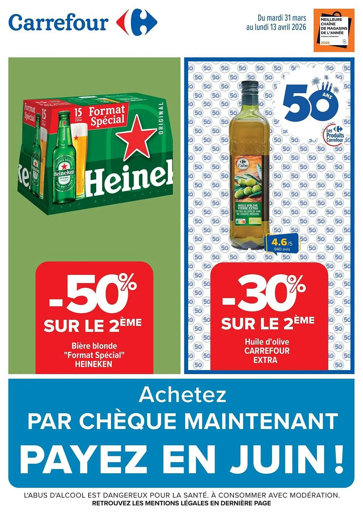 Catalogue Carrefour du 31 mars au 13 avril 2026 - Catalogue page 1